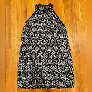 Black/Cream Dress, size small
